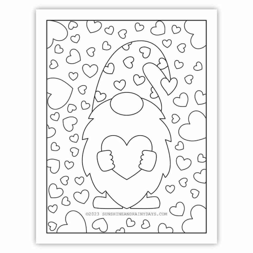 The best valentines day coloring pages