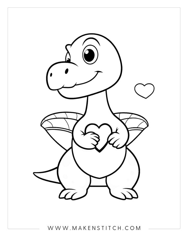 Coloring pages dinosaur theme for kids and adults