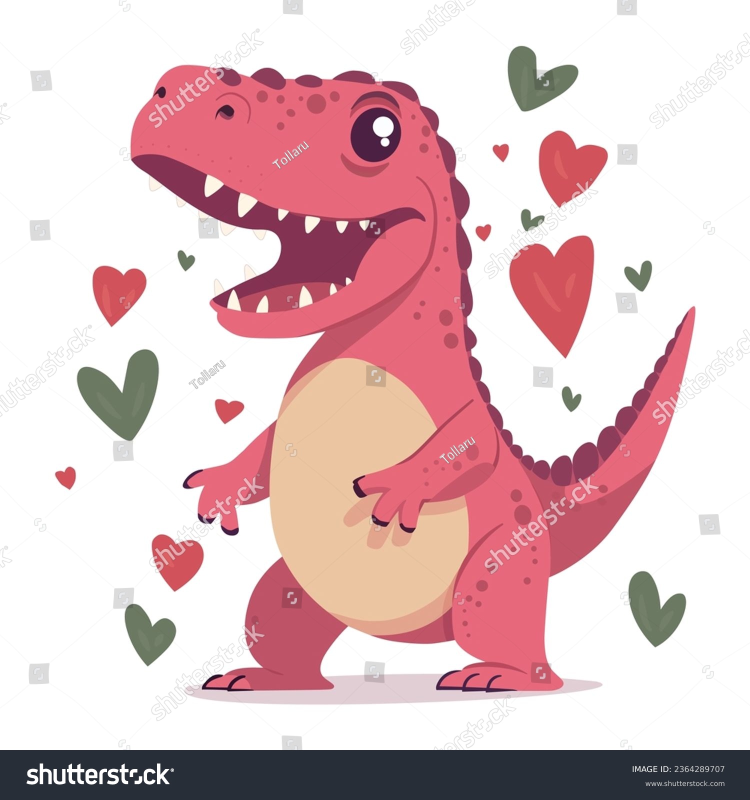 Dinosaur valentine royalty