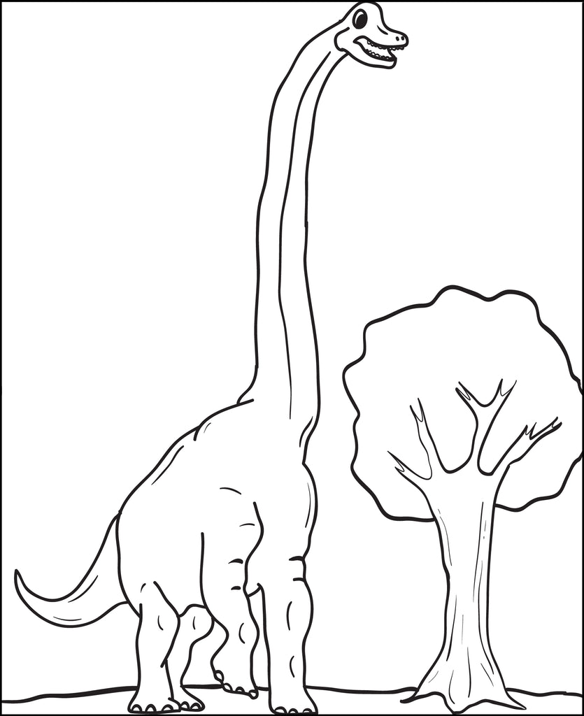 Printable ultrasaurus dinosaur coloring page for kids â