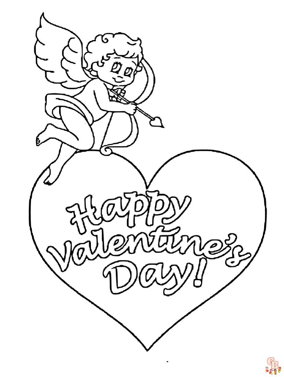 Keep kids busy with these fun valentine day coloring pages