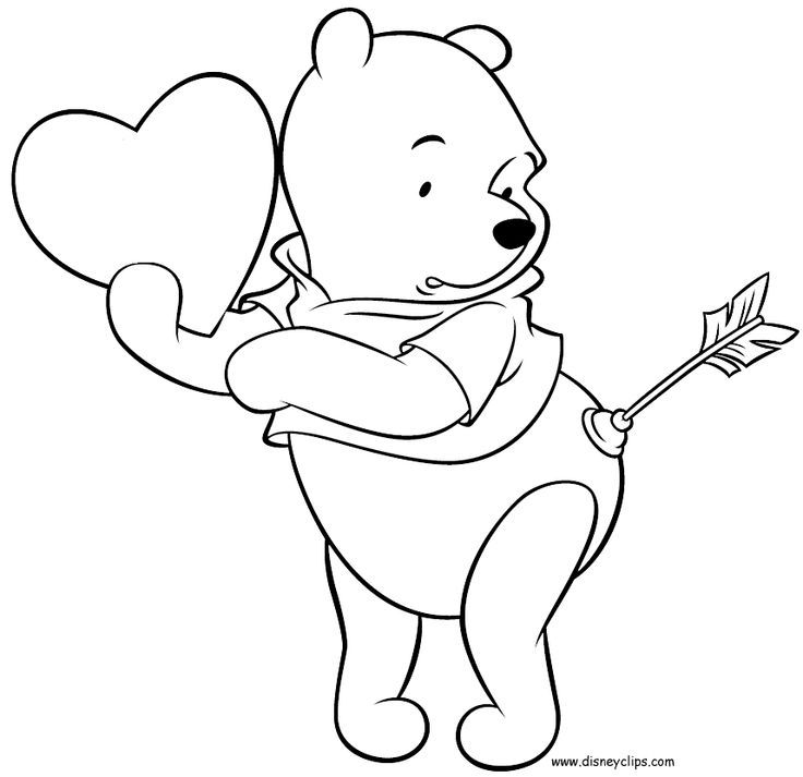 Valentines day coloring pages