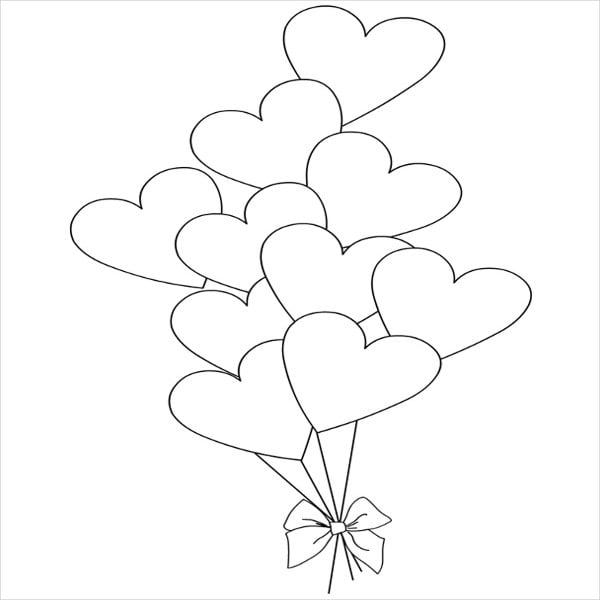 Valentines day coloring pages