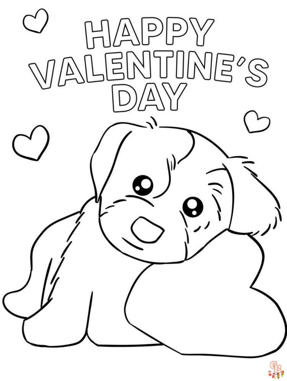 Puppy coloring pages