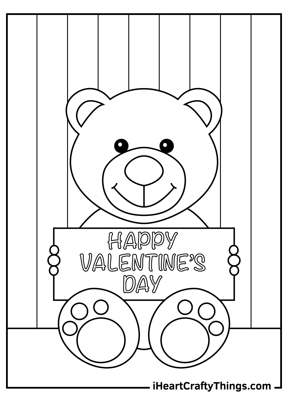 St valentines day coloring pages free printables
