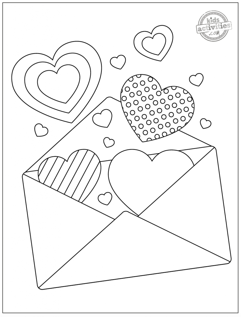 Sweetest ever valentine heart coloring pages kids activities blog