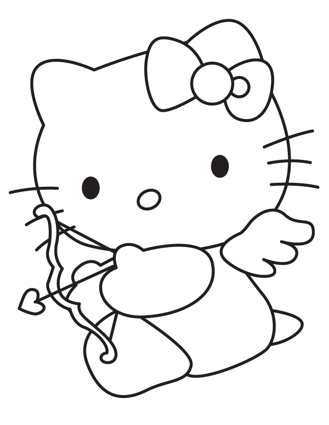 Valentine coloring pages