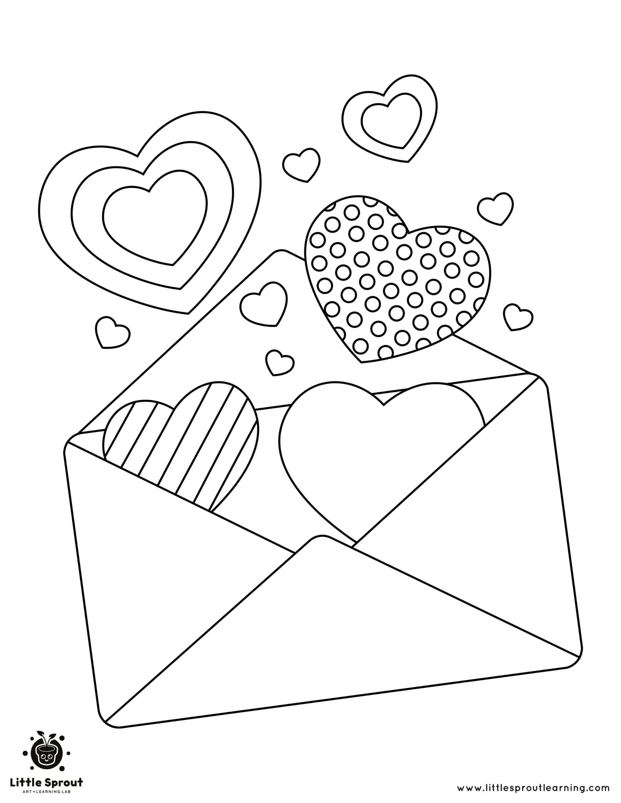 Top free heart coloring pages