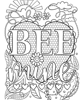 Valentines day free coloring pages