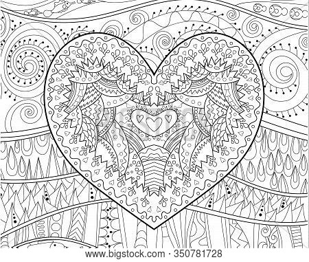 Coloring pages adult vector photo free trial bigstock