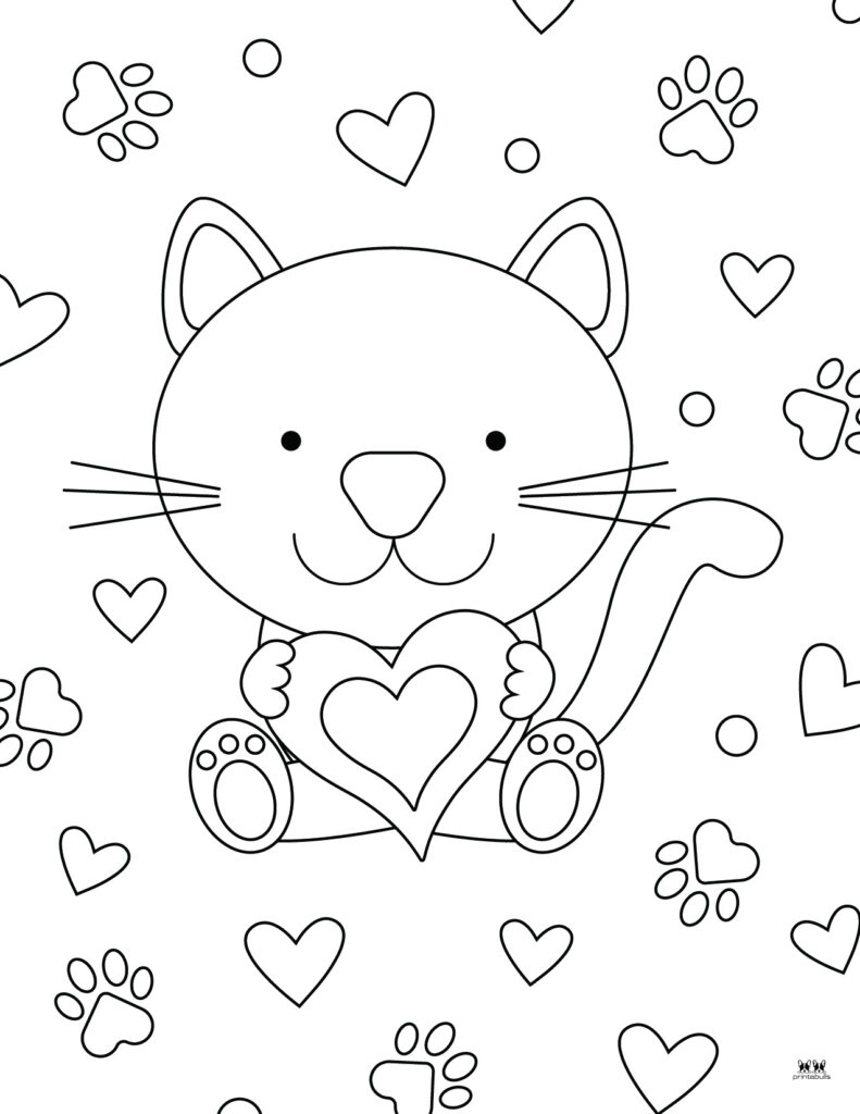 Valentines day coloring pages