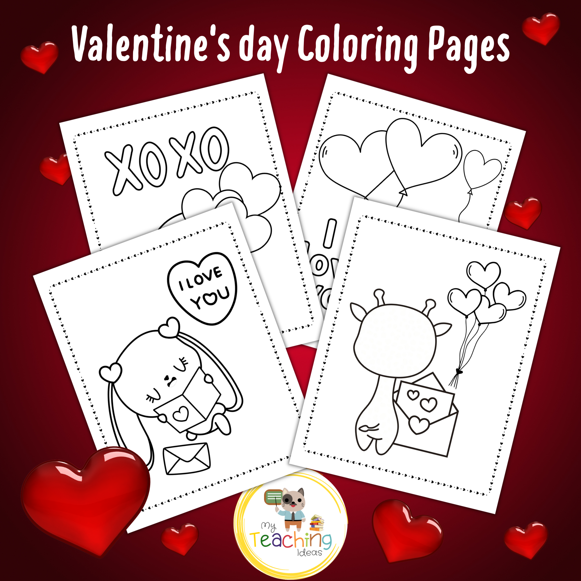 Valentines day coloring pages valentines day activity february activities made by teachers
