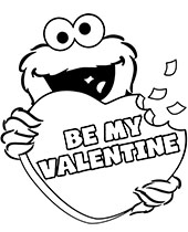 Printable valentines day coloring pages