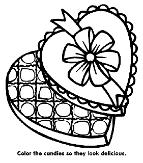 Valentines day free coloring pages