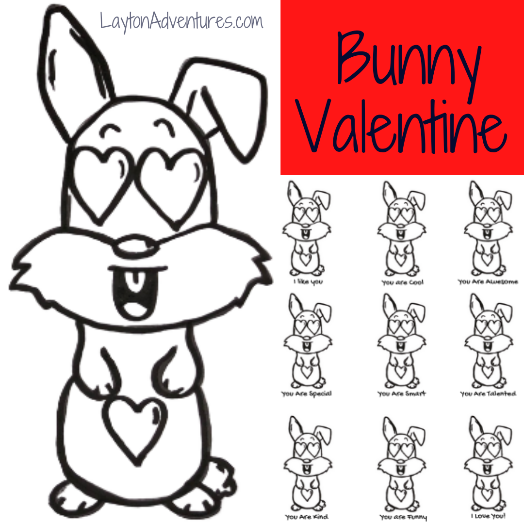 Free bunny valentines day cards