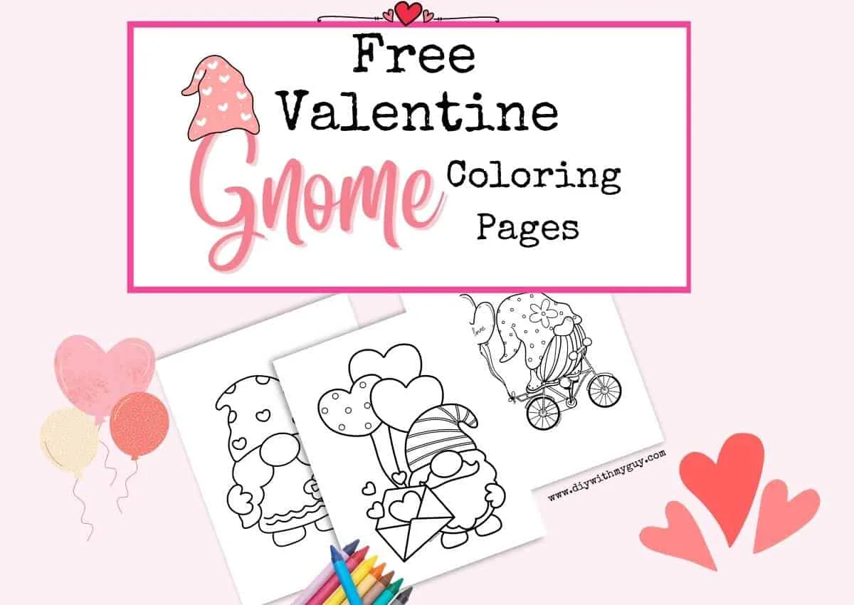 Free valentine coloring pages