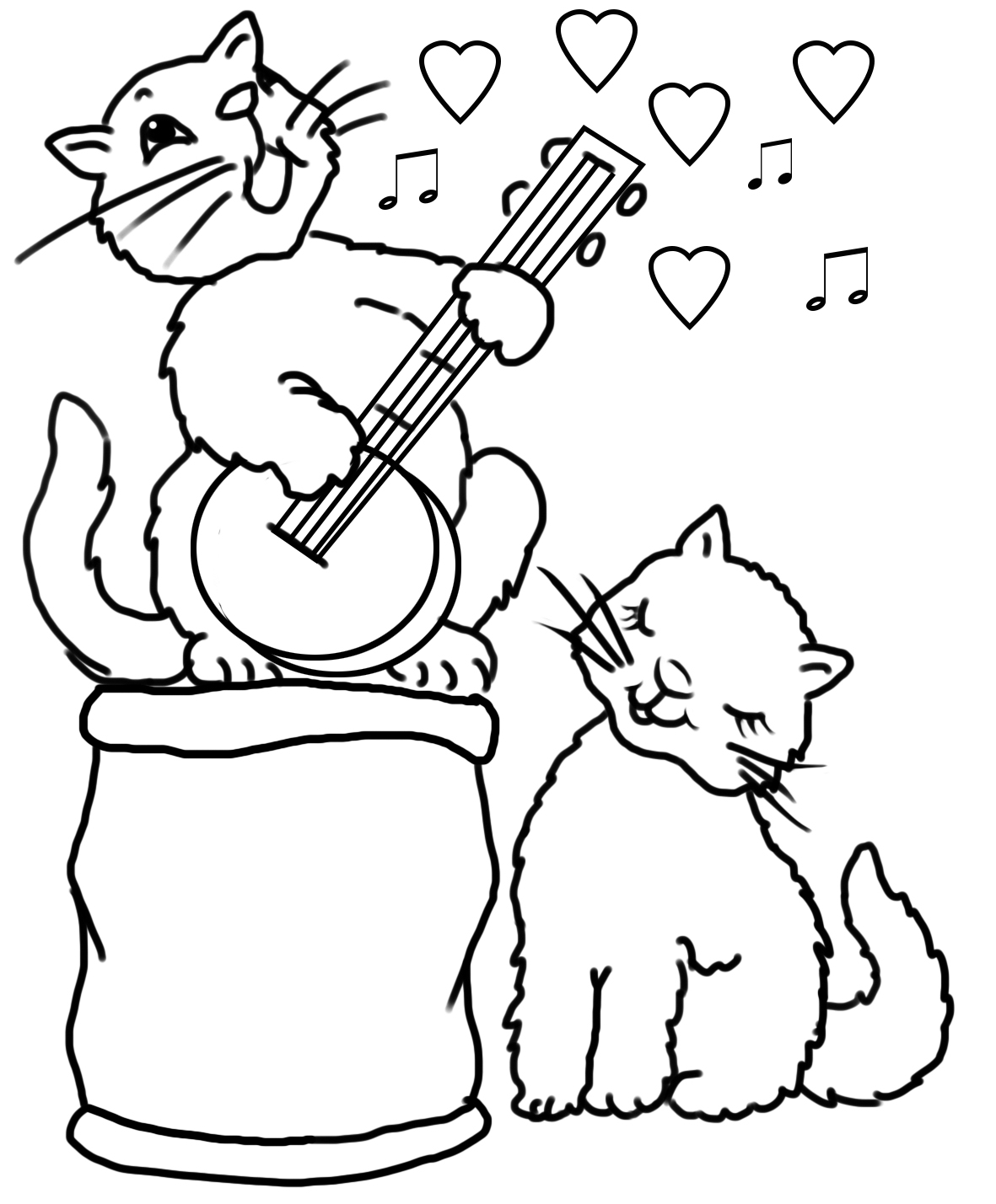 Valentines day coloring pages