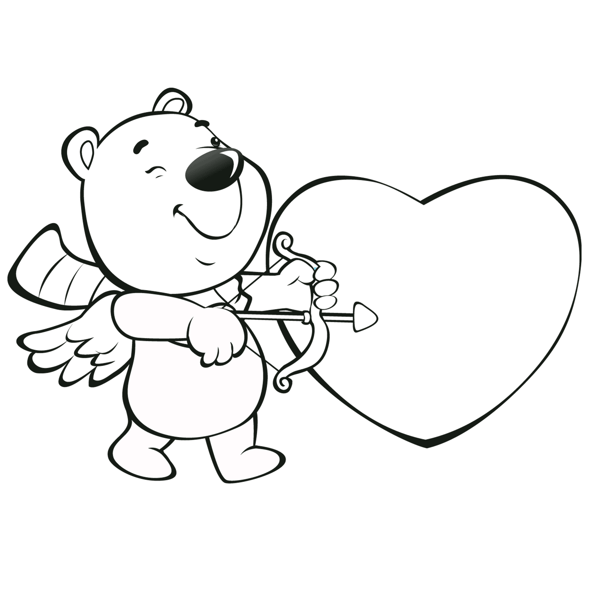 Valentine heart coloring pages