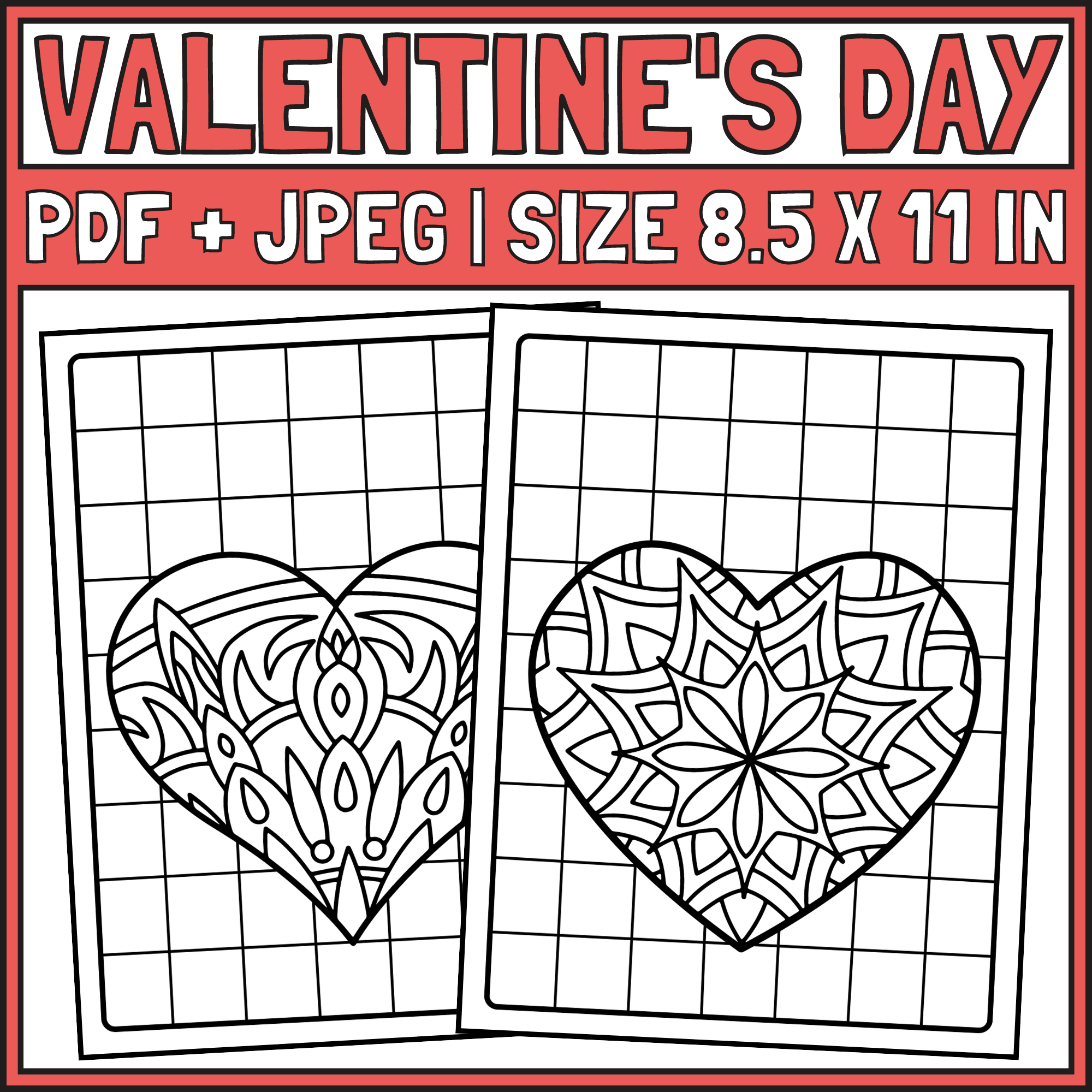 Valentine hearts coloring pages valentines day coloring pages made by teachers