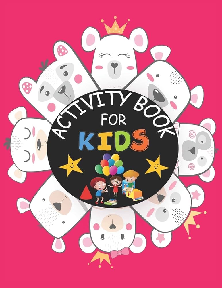 Activity book for kids best valentines day gift