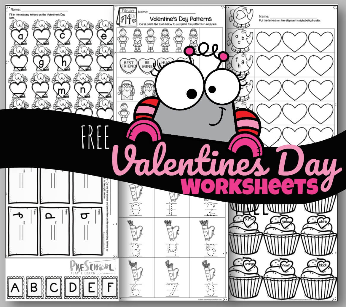 Ð tons of free printable valentines day worksheets