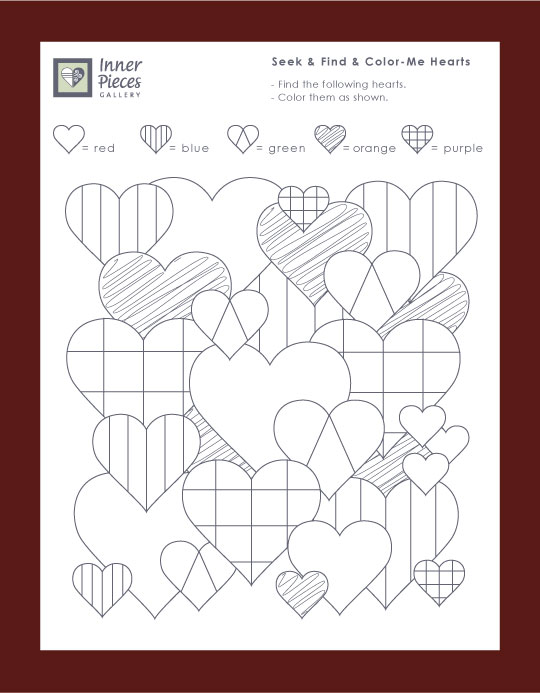 Build visual skills on valentines day with printable seek and find heartsinner pieces gallery