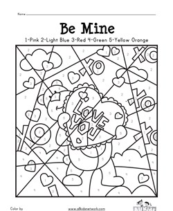 Valentines day worksheets all kids network