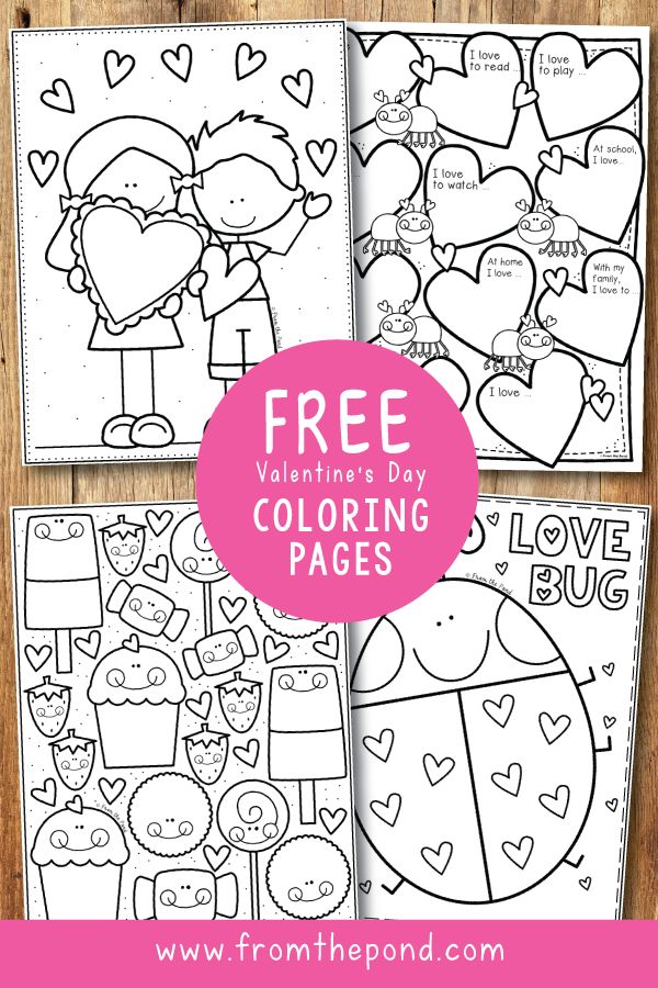 Valentines day coloring pages valentines day coloring page valentines day coloring kindergten valentines