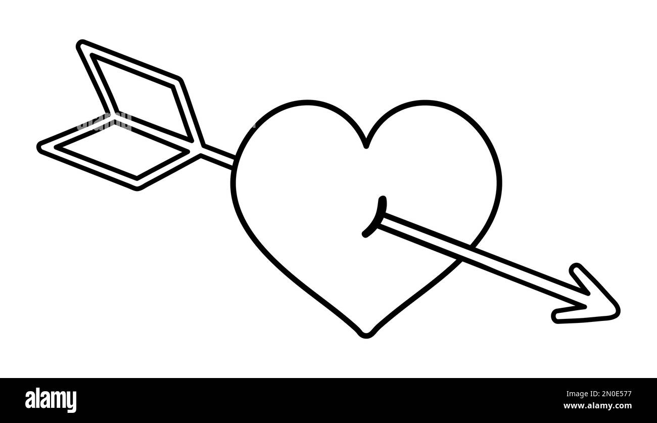 Heart valentine card coloring page hi