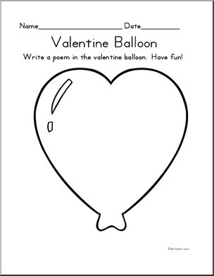 Coloring page valentines day