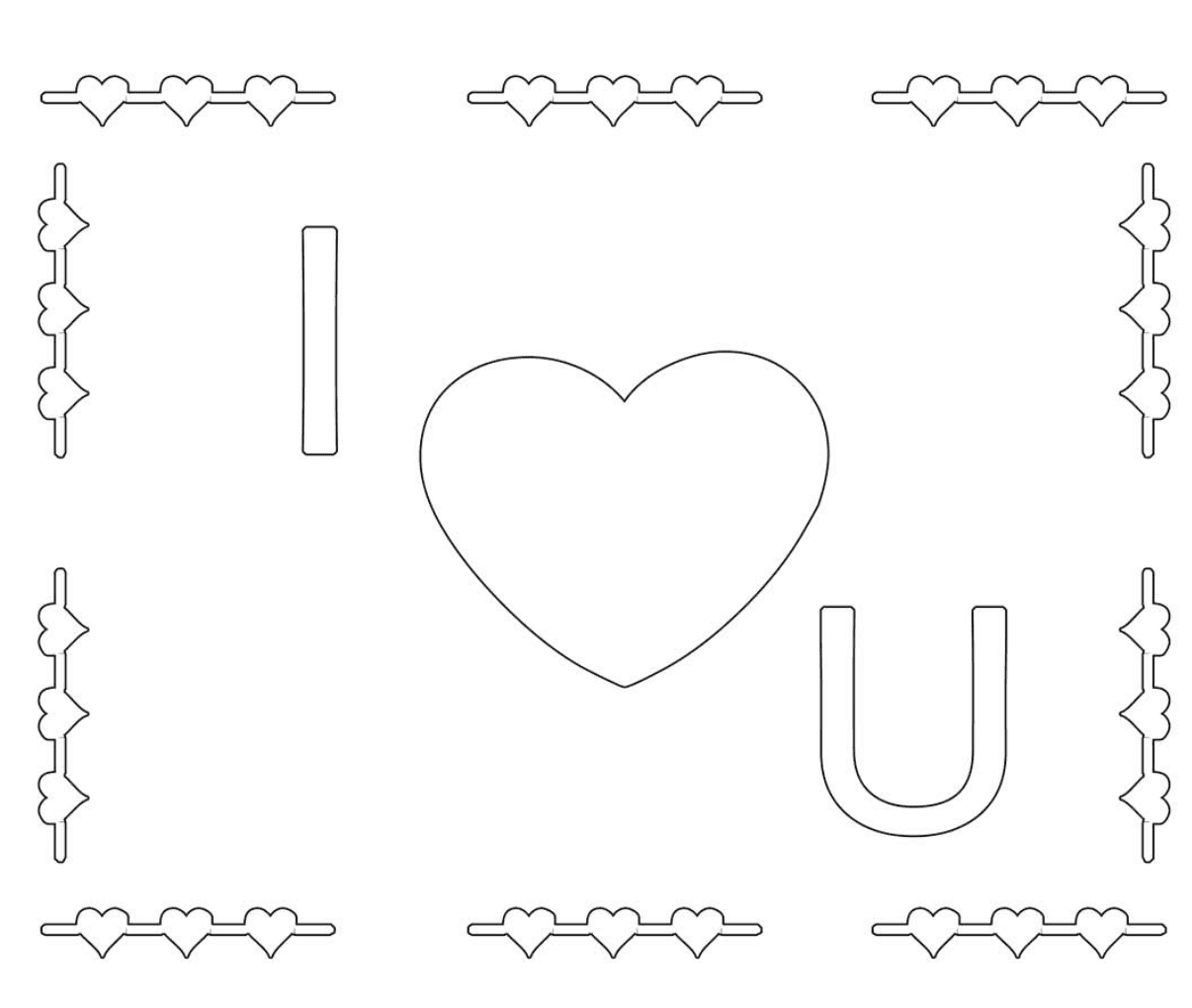 Free printable valentines day coloring pages for kids