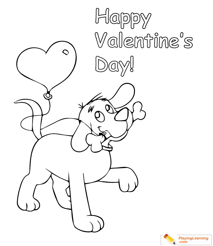 Valentine day coloring page free valentine day coloring page