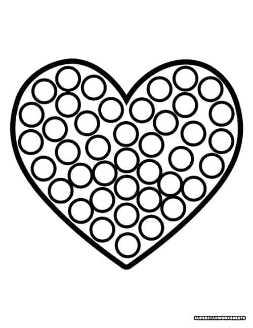 Heart coloring pages