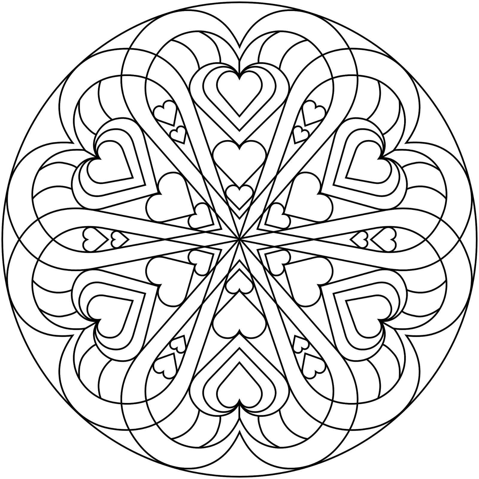 Valentines day coloring pages for adults