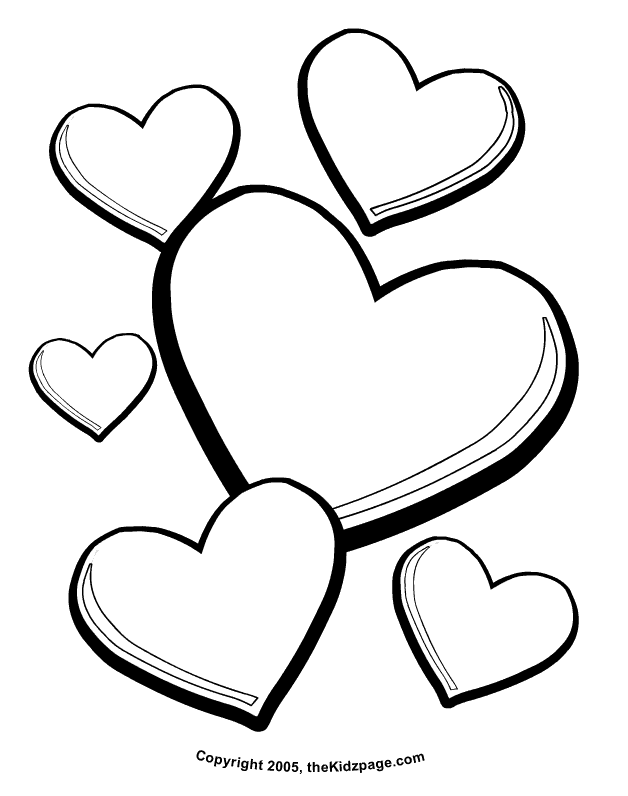 Valentines day coloring pages for free