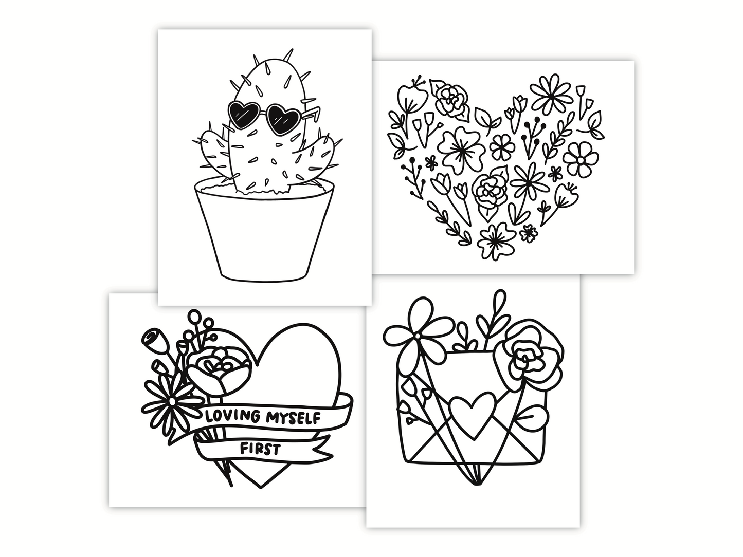 Valentines coloring sheets for kids and classrooms â