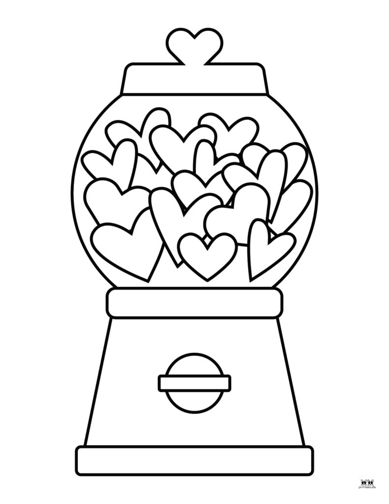 Valentines day coloring pages