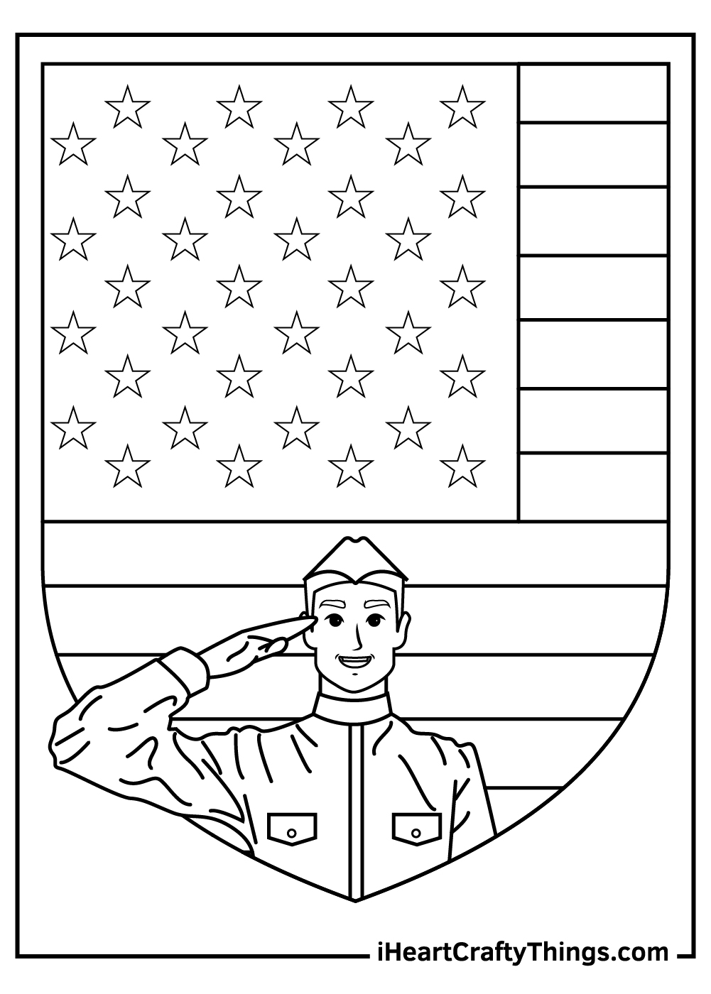 Veterans day coloring pages free printables