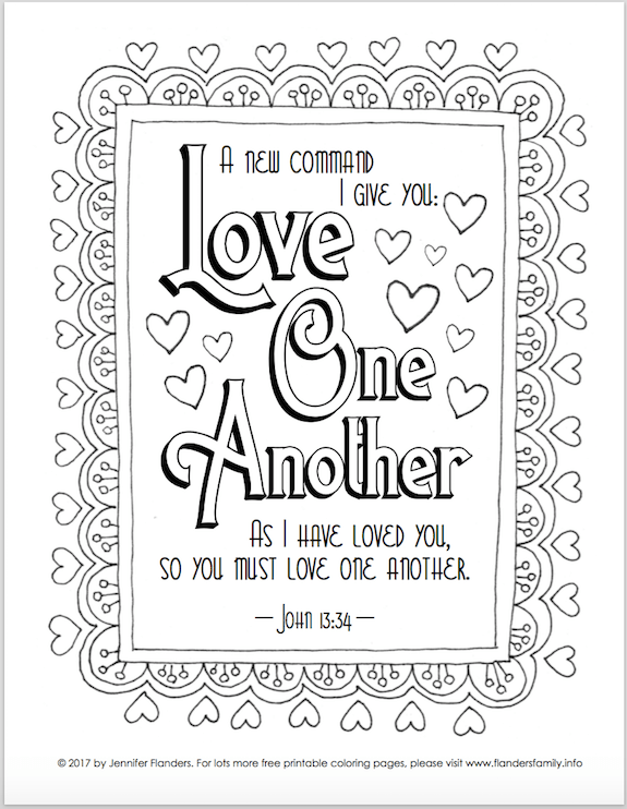 Coloring pages for valentines day