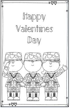 Valentines for veterans card by texas teacher besties tpt