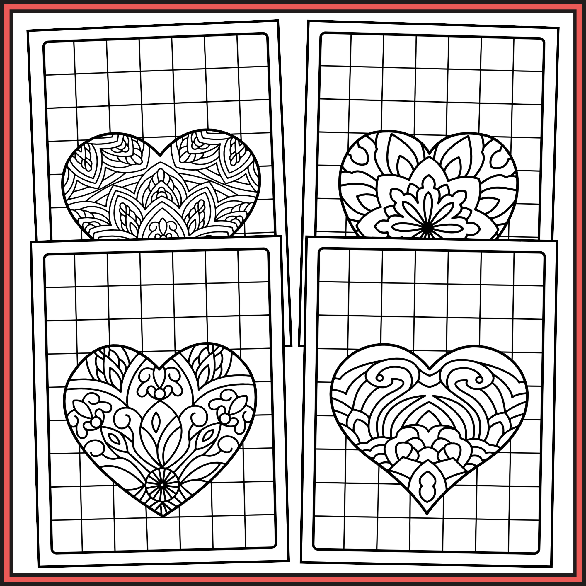 Valentine hearts coloring pages valentines day coloring pages made by teachers