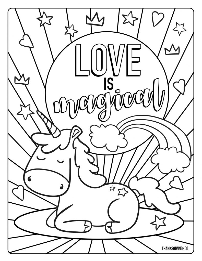 Free valentines coloring pages