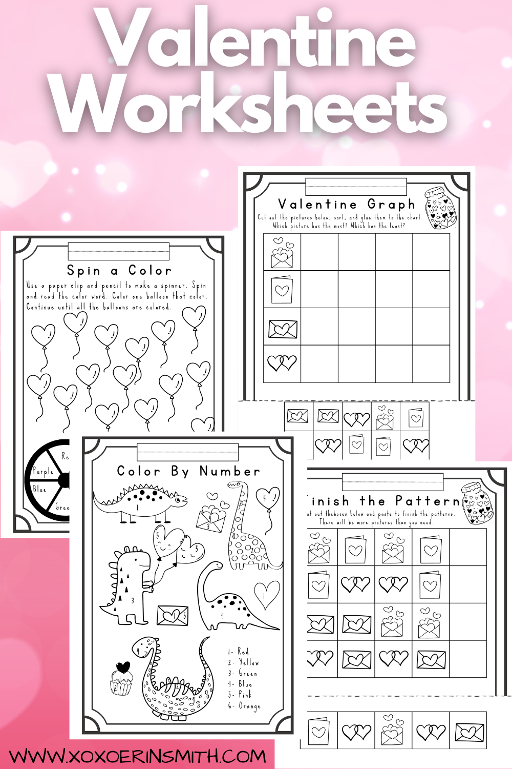 Free valentines day worksheet printables â