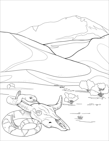 Death valley national park coloring page free printable coloring pages