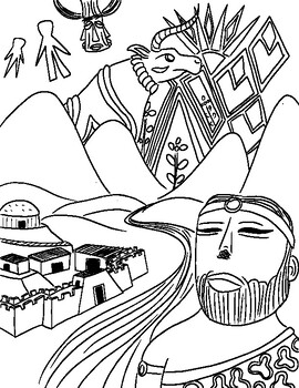 Indus river valley civilization coloring page by andrew gardner tpt