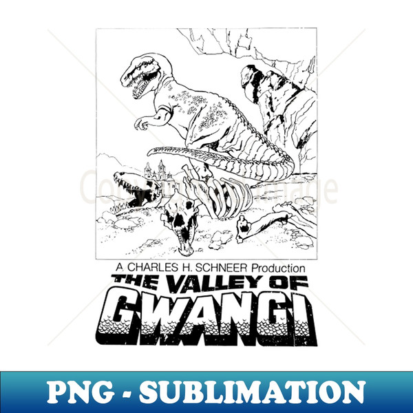 The valley of the gwangi coloring book style