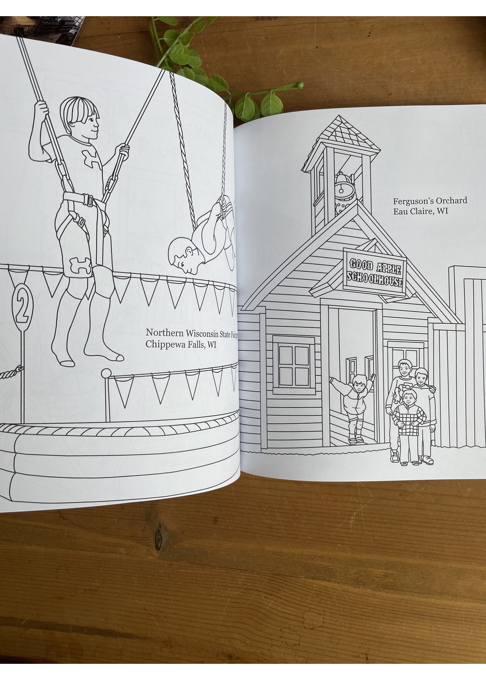 Color the chippewa valley coloring book