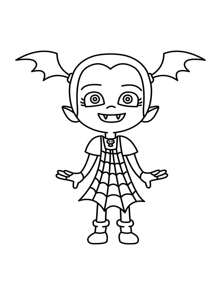 Vampirina coloring pages