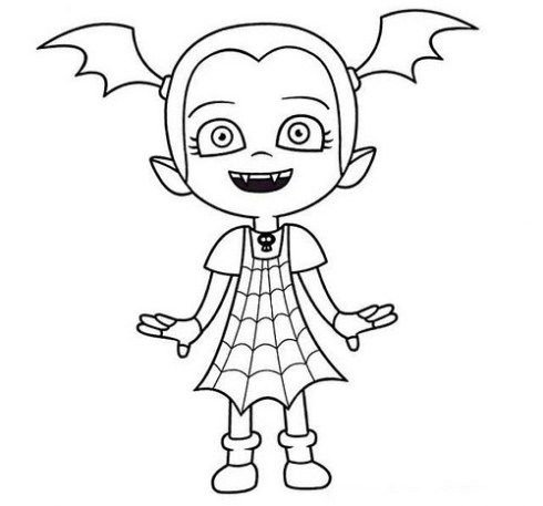 Dibujos e imãgenes de vampirina para imprimir y colorear coloring pages halloween coloring pages coloring books