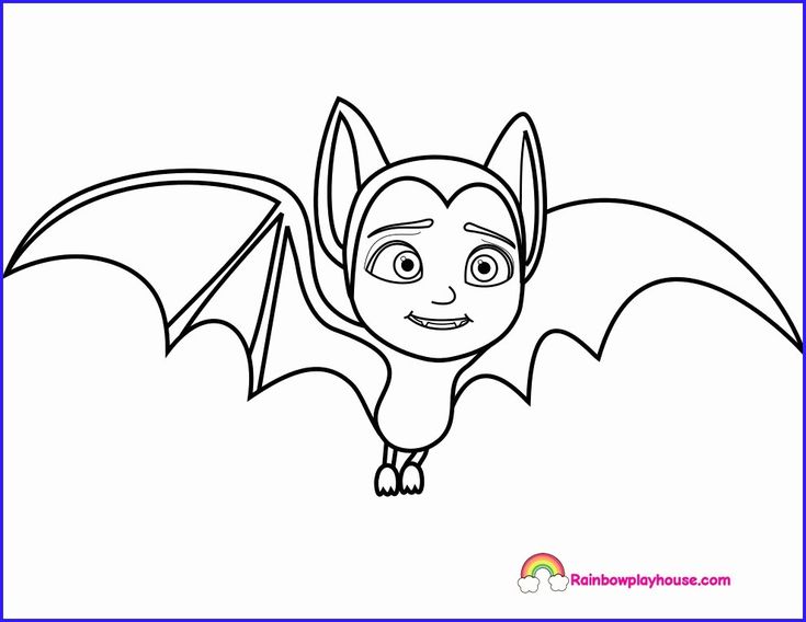 Pin by dãbora on vampirina cute coloring pages disney coloring pages bat coloring pages